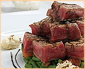 Entrecôte di manza chianina grigliata al formaggio di fossa