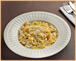 Maltagliati ai porri e formaggio Bitto