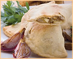 Panzerotti ai funghi con formaggio Casera