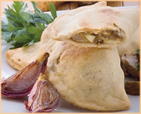 Panzerotti ai funghi con formaggio Casera