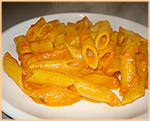 Pasta in crema di carote