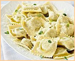 Ravioli di Murianengo e pere