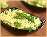Risotto al Castelmagno DOP e punte di asparagi