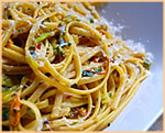 Spaghetti ai fiori di zucca