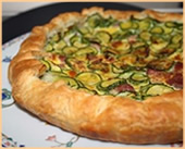 Torta salata alle zucchine e ricotta