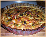 Torta salata verdure e provolone