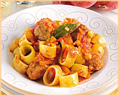 Pasta con le polpette