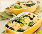 Patate e broccoletti gratinati