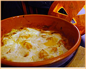 Zucca al forno con formaggio caciocavallo