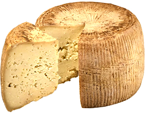 Canestrato di Moliterno stagionato in fondaco